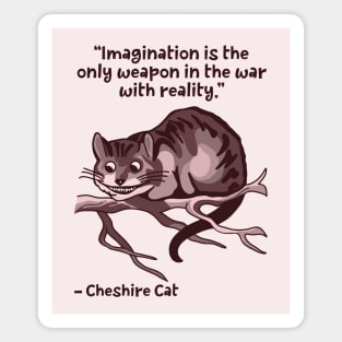 Cheshire Cat Quote Magnet